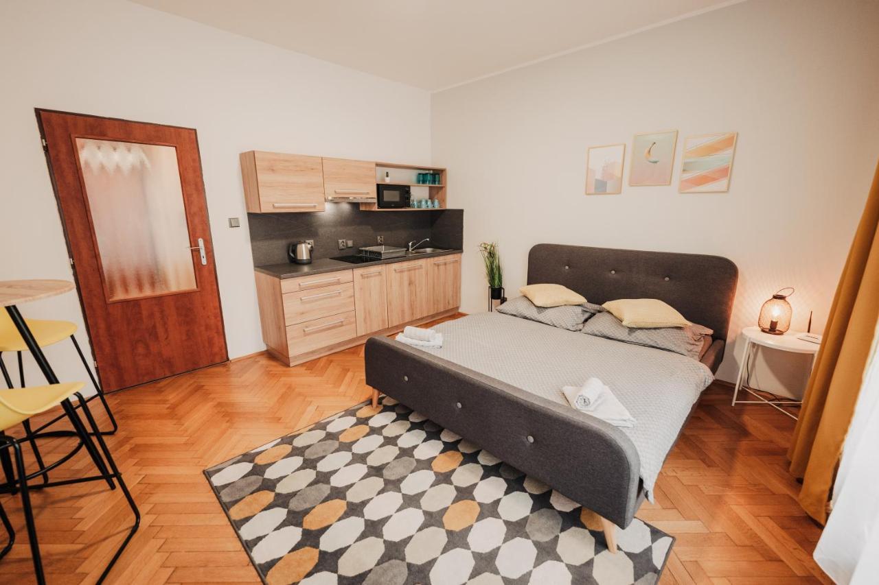 شقة Elegant Studio, 400M From The Square بلزن المظهر الخارجي الصورة